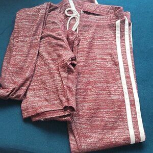 Gently worn crop jogger set